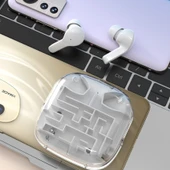TWS Bluetooth Kulaklık - Beyaz - AD-4060 - Gürültü Önleyici - 4