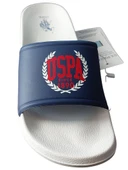 U.S.POLO ASSN KALKAN GLB 4FX BEYAZ LACİVERT GÜNLÜK SPOR PLAJ TERLİĞİ - 6