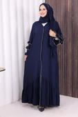 Şal ve Ferace İkili Takım 70018 Lacivert thumbnail 1