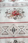Alla Turca Tek Kişilik Kanaviçe Desenli Pike – Pudra | 160x240 cm | %100 Pamuk - 3