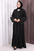 Şal ve Ferace İkili Takım 70018 Siyah thumbnail 1