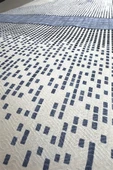 Alla Turca Çift Kişilik Modern Mozaik Desenli Pike – İndigo | 200x240 cm | %100 Pamuk - 5