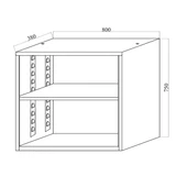 Çelik Dosya Dolabı Metal Dolap Ofis Dolapları Arşiv , Garaj , Bahçe , Kiler , Balkon - 6