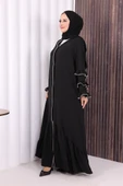 Şal ve Ferace İkili Takım 70018 Siyah thumbnail 3