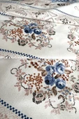 Alla Turca Çift Kişilik Kanaviçe Desenli Pike – İndigo | 200x240 cm | %100 Pamuk - 4