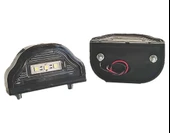 2 Adet Tır Kamyon Dorse Plaka Lambası Kobra Black 12-24 Volt - 3