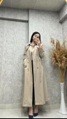 25Y16537 TRENCHKOT BEL KEMERLİ ARABOY KOL KEMERLİ - 1
