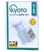 Kyoto 4 Çıkışlı Dörtlü Uydu Anten Uyumlu Lnb Elembi 4K Ultra Hd - Yağmur Korumalı - 3