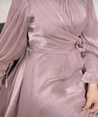 25Y4690 ELBİSE ABİYE JANJAN ÇAPRAZ BAĞLAMALI thumbnail 6