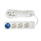 Almera 4'lü Topraklı Priz 3 Mt. - 1