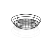 Altınbaşak Metal Oval Ekmek ve Meyve Sepeti 26x18cm A01000 - 2