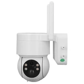 Ayt Powermaster PM-26196 Solar Güneş Panelli Dış Mekan Wifi Kamera İp Kamera 4 MP 1080P Icsee Telefondan İzlenebilir - 2
