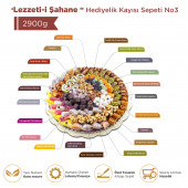 ''Lezzet-i Şahane'' Hediyelik Kayısı Kuru Meyve Çikolata Sepeti 2,9 kg No 3 - 1