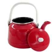 Orcamp Retro Emaye Kamp Çaydanlığı Alt Kırmızı 2.5 L - 2