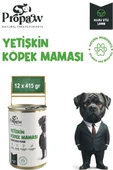 Köpek Yaş Mama Kuzu Konserve Jöleli Premium Parça Etli Yemek Besleyici Tahılsız İçerik 12 x 415gr - 1