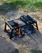 Nurgaz Campout Ateş Üstü Izgara+Çanta Orta thumbnail 6