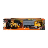 1:43 Long Haul International Lonestar Araçları - Sarı Kamyon - Dozer - 2
