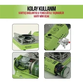 Orcamp Mini Çantalı Kamp Ocağı Yeşil - 6