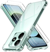 Logis Xiaomi Redmi Note 14 Plus Kılıf Süper Silikon Şeffaf - 1