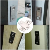 2 Lİ Çekmece Mobilya Dolap Çekmece Kapağı Durdurucu Mıknatıslar Çekmece Stoperi - 4