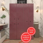 Kenzlife membran çamaşır kurutma makinesi dolabı yaromira fşybyz üçgen 180*120*64 mebran kapak MDF gövde thumbnail 1