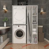 Kenzlife membran çamaşır kurutma makinesi dolabı yaromira byzbyz yüzyüze 180*120*64 mebran kapak suntalam gövde - 3