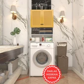 Kenzlife membran çamaşır makinesi dolabı hayzum hrdbyz çubuk 180*66*55 mebran kapak suntalam gövde - 1