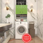 Kenzlife membran çamaşır makinesi dolabı hayzum yşlbyz hasır 180*66*55 mebran kapak suntalam gövde - 1