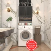 Kenzlife membran çamaşır makinesi dolabı hayzum syhbyz çubuk 180*66*55 mebran kapak suntalam gövde - 1