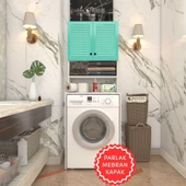 Kenzlife membran çamaşır makinesi dolabı hayzum trkbyz panjur 180*66*55 mebran kapak suntalam gövde - 1