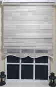 Zebra Stor Perde Mavi Çizgili Etek Dilimli ST 011  Ekru 160 x 200 - 4
