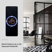 Marelli Sıva üstü No Touch uzaktan el göstermeli infraredli siyah dikdörtgen çıkış butonu - 3
