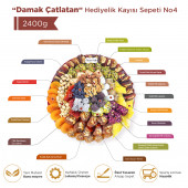 ''Damak Çatlatan'' Hediyelik Kayısı Kuru Meyve Lokum Sepeti 2,4 Kg No 4 - 2