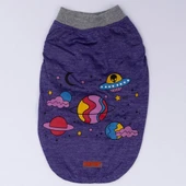 PawStar Mor Space Time T-Shirt Küçük Irk - 4