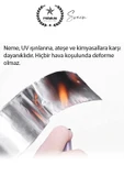 20 Mt Parlak Metalik Gri Tezgah Lavabo Kenar Bandı Sızdırmaz Isıya Dayanıklı Bant Su İzolasyon 1 Ad. - 6