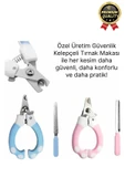 Premium Çelik Uçlu Güvenlik Kelepçeli Kilitli Kedi Köpek Evcil Hayvan Tırnak Makası Ve Törpü Seti - 2