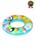 Premium Dayanıklı Güvenli 80 Kg 51 Cm Çocuk Eğlenceli Hayvanlar Desenli Deniz Havuz Yüzme Simidi - 3