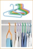 Çocuk Giysi Askısı, Renkli, 16 Adet thumbnail 1