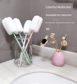 Kalın Uzun Saplı Bardak Fırçası - Pembe (5 Adet) thumbnail 11