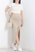 Nakışlı etekli takım bej beyaz s3899 thumbnail 8