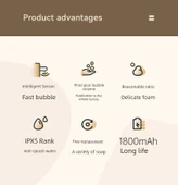 Elektrikli Sabunluk - Kahverengi - Çocukları El Yıkamaya Teşvik Eden thumbnail 9