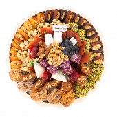 ''Kriz Bastıran'' Kuru Meyve Tabağı Hediyelik Kayısı Sepeti 2,1 Kg No 9 - 1