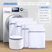 Çamaşır Yıkama Torbası Aile Seti - 6 Parça (Dış Giyim, 2 Kazak, Gömlek, Mont, İç Giyim) thumbnail 1