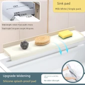 Mutfak Bataryası Lavabo Su Tahliye Pedi - Havuz Önü 60cm - Süt Beyaz - 1