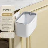 Duvara Monte Banyo Tuvalet Çöp Kovası - Küçük Boy Açık Ringli Model - 1