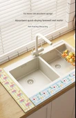 Mutfak Lavabo Emici Paspas - Meyve Savaşı - 6x50cm - 7