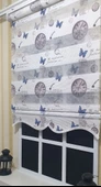 Pliseli Zebra Stor Perde Baskılı Etek Dilimli ST 030  Beyaz 50 x 200 - 3