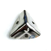 Dekoratif, Kutu, Sandık Köşesi - 35x22 mm, Küçük, Nikel, 100 Adet - 1