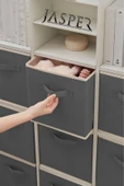 JASPER Dolap Içi Düzenleyici , Çamaşır Oyuncak Saklama Kutusu Sepet Organizer 33x30x30 - 2