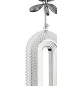Nova Lighting Led Alfa Tekli Gümüş 3 Renk Ledli Kristal Taşlı Modern Led Avize - 3